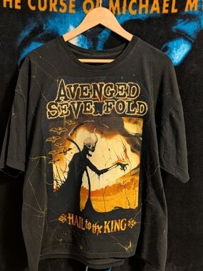 Custom Sewn "Avenged Sevenfold" T Shirt - Metal Band T Shirt